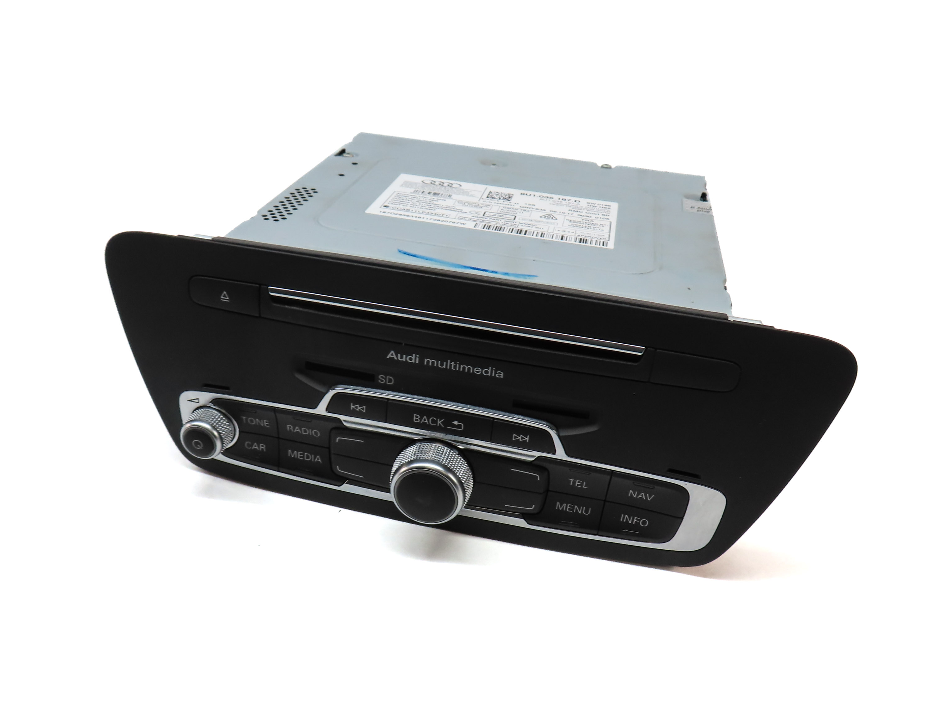 2018 AUDI Q3 (8U) FRONT DASH RADIO CD MEDIA STEREO AUDIO RECEIVER HEAD UNIT — exact item pictured